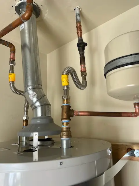 Water heater installation and plumbing repair in New Freedom